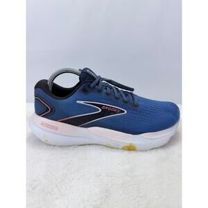 Brooks Glycerin 21 Womens Running Shoes Blue Pink Wide D Size 9.5
